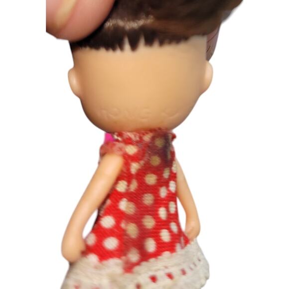 2.5" Vintage Teeny Tiny Mod Miniature Kiddle Doll With Blue Eye Shadow - Picture 5 of 9
